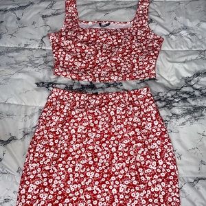 Matching skirt set